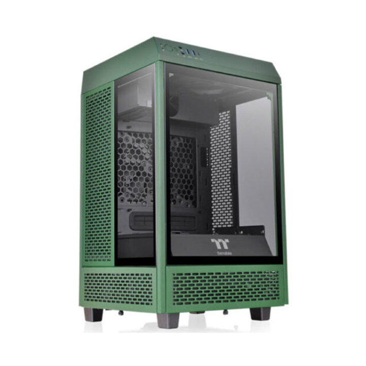 Case Thermaltake Tower 100 TG Racing Green CA-1R3-00SCWN-00