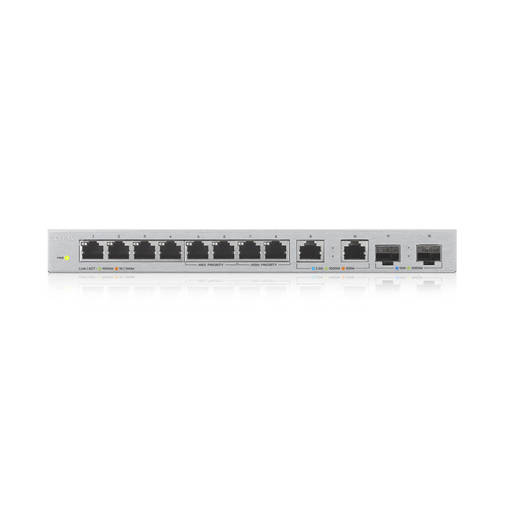 Web-Managed MultiGig Switch 8 port XYZEL XGS1010-12