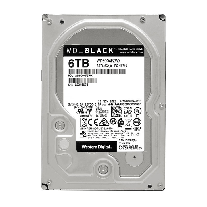 Ổ cứng HDD WD Black 6TB WD6004FZWX