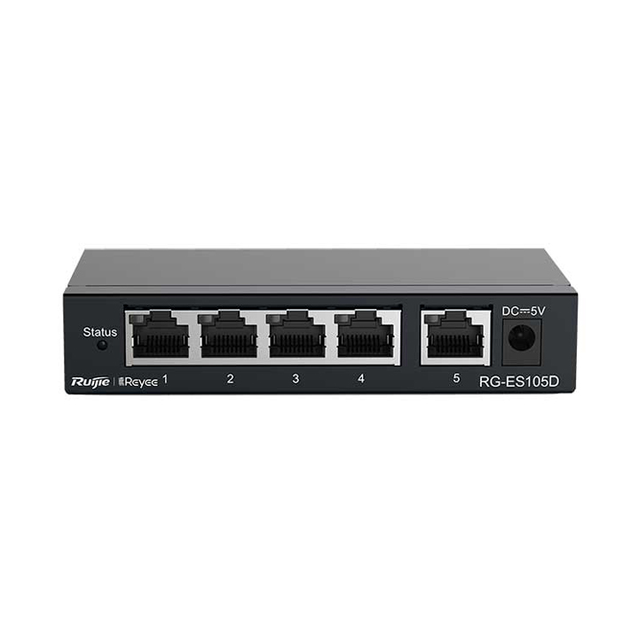 Unmanaged Switch 5 cổng 10/100Mbps REYEE RUIJIE RG-ES105D