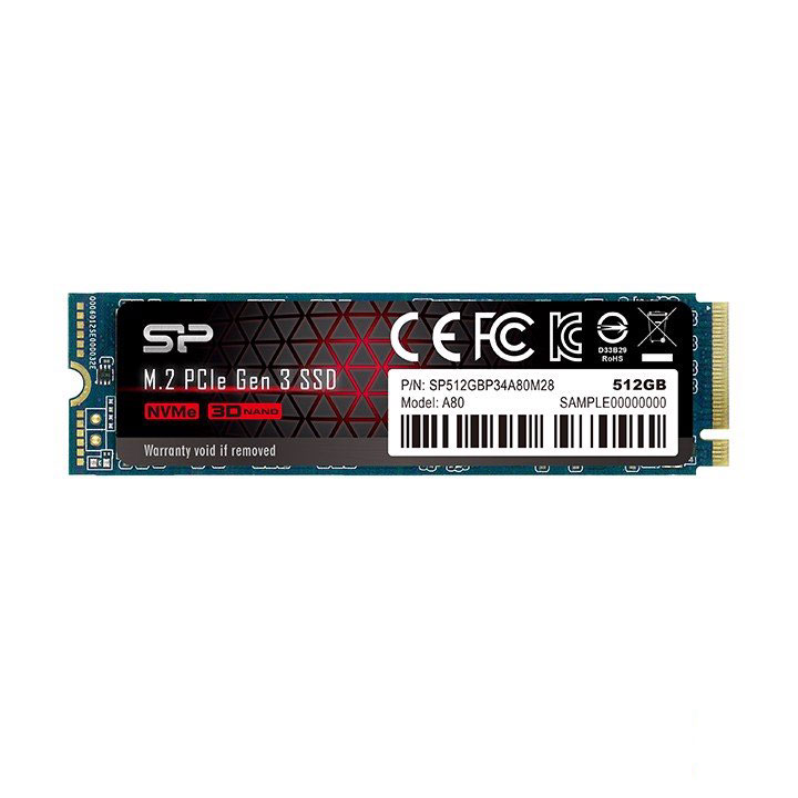 Ổ cứng SSD Silicon A80 512GB M2.PCIe 3x4 (SP512GBP34A80M28)