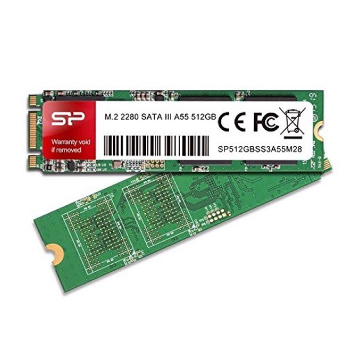 Ổ cứng SSD Silicon A55 512GB M2.Sata (SP512GBSS3A55M28)