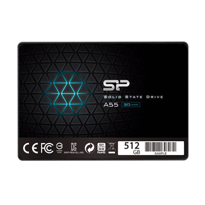 Ổ cứng SSD Silicon A55 512GB Sata 3 (SP512GBSS3A55S25)