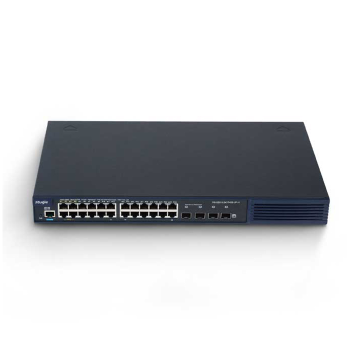 Gigabit Switch HPOE 24 Port GE + 4 SFP 1/10G RUIJIE RG-S2910-24GT4XS-UP-H