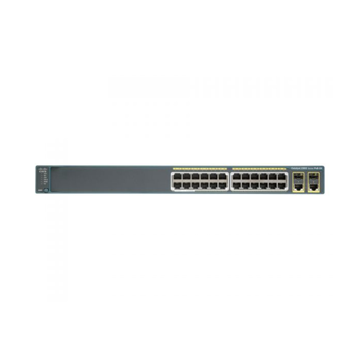 Catalyst Switch CISCO 2960 Plus 24 10/100 PoE + 2 T/SFP LAN Base WS-C2960+24PC-L