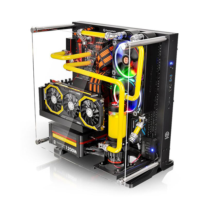 Case Thermaltake Core P1 Tempered Glass Mini ITX CA-1H9-00T1WN-00