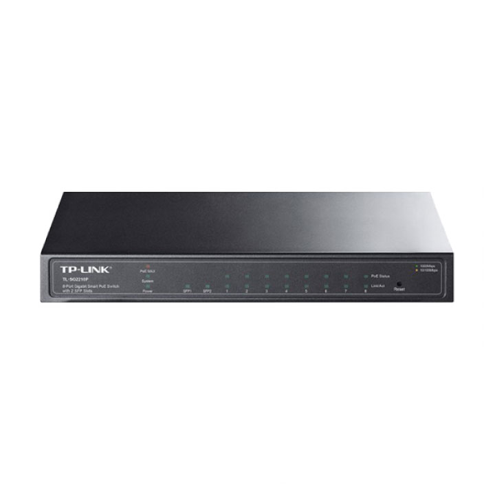 Switch Smart JetStream 10 cổng Gigabit với 8 cổng PoE+ TP-Link TL-SG2210P