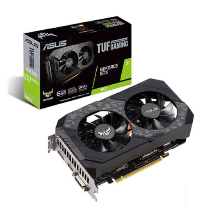 Card màn hình ASUS GeForce GTX 1660 6GB GDDR5 TUF (TUF-GTX1660-6G-GAMING)