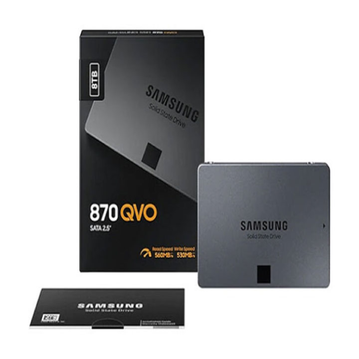 Ổ Cứng SSD SamSung 870 QVO 8TB 2.5inch SATA 3 MZ-77Q8T0BW