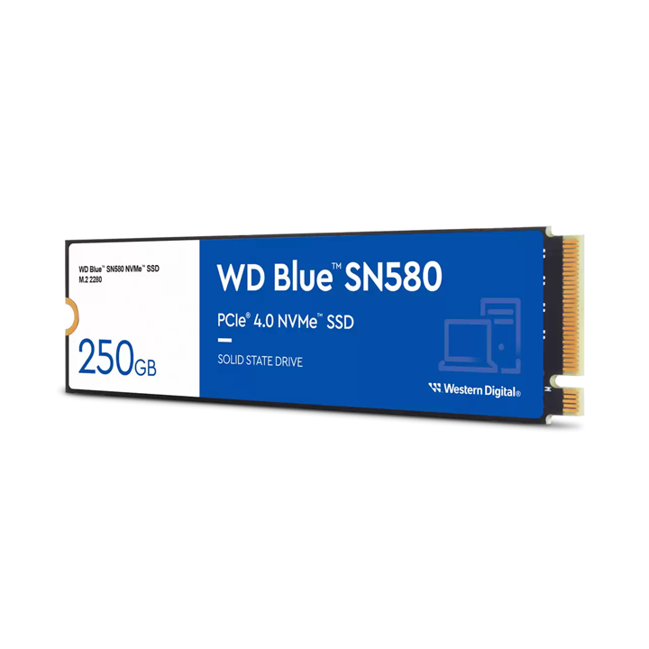 Ổ cứng SSD WD Blue SN580 250GB M2 NVMe PCIe Gen4x4 WDS250G3B0E