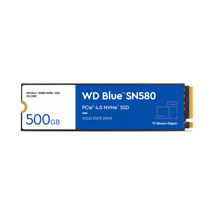 Ổ cứng SSD WD Blue SN580 500GB M2 NVMe PCIe Gen4x4 WDS500G3B0E