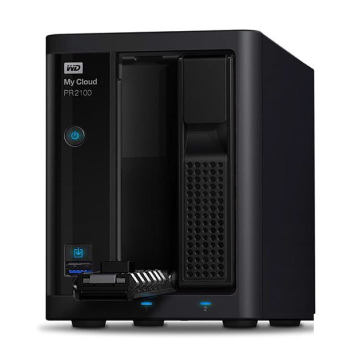 Thiết bị lưu trữ NAS WD My Cloud PR2100 0TB WDBBCL0000NBK-SESN