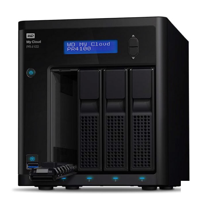 Thiết bị lưu trữ NAS WD My Cloud PR4100 0TB WDBNFA0000NBK-SESN