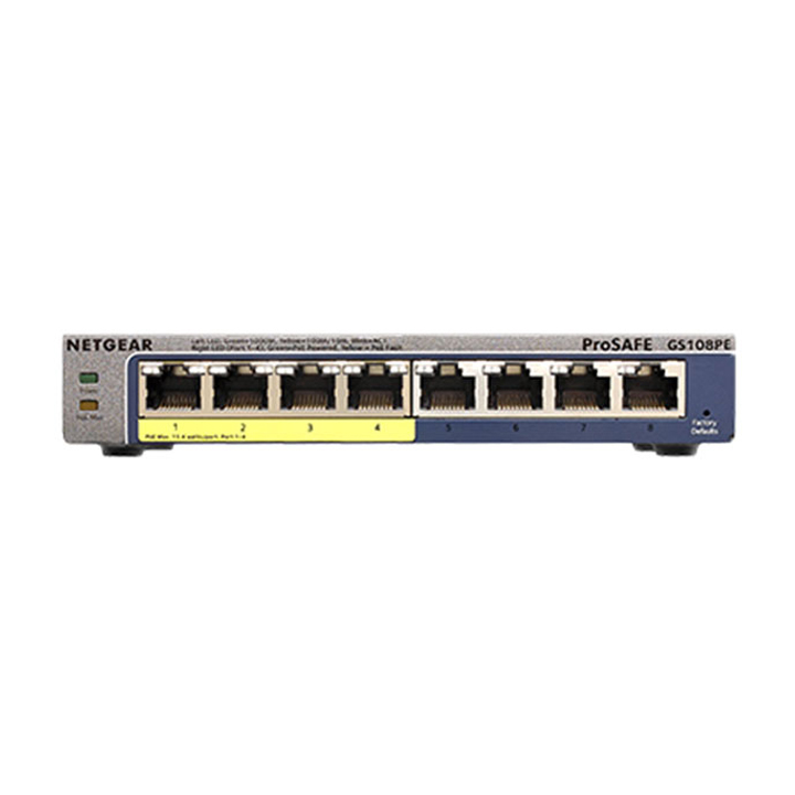 Smart Managed Plus Switch PoE Netgear GS108PE