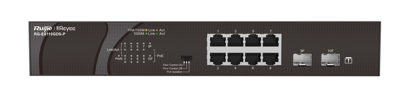 Switch Reyee Ruijie RG-ES110GDS-P
