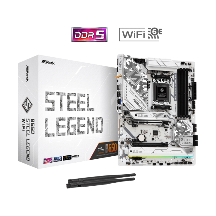 Mainboard ASRock B650 Steel Legend WiFi (AMD)