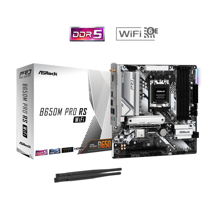 Mainboard ASRock B650M Pro RS WiFi (AMD)