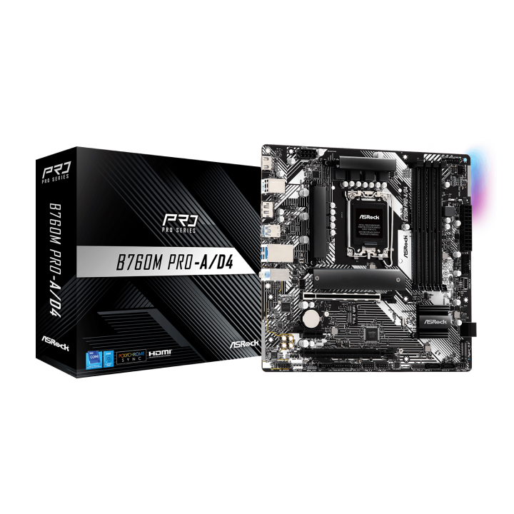 Mainboard ASRock B760M Pro-A/D4 (Intel)