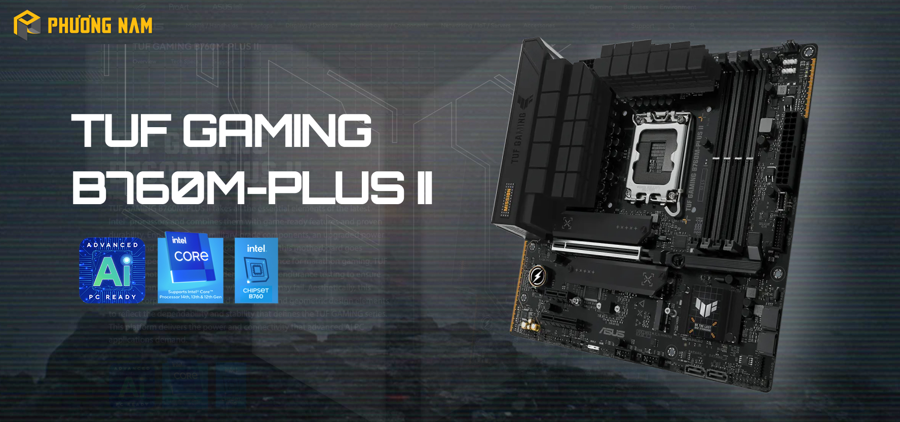 Mainboard Asus TUF GAMING B760M-PLUS II