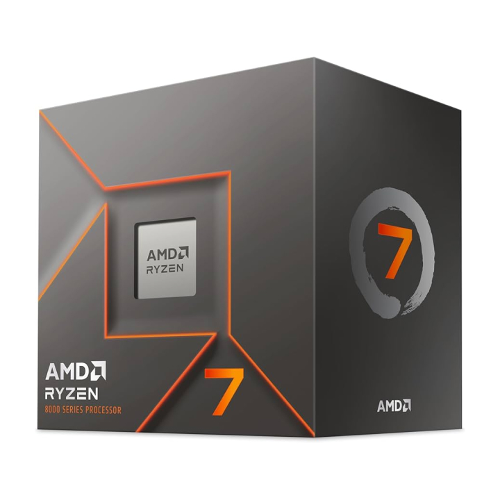 CPU AMD Ryzen 7 8700F (up to 5.0GHz, 8 nhân, 16 luồng, 16MB) - AM5 - 100-100001590BOX