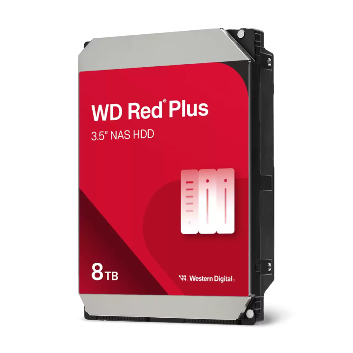 Ổ cứng HDD WD Red Plus WD80EFPX 8TB 3.5