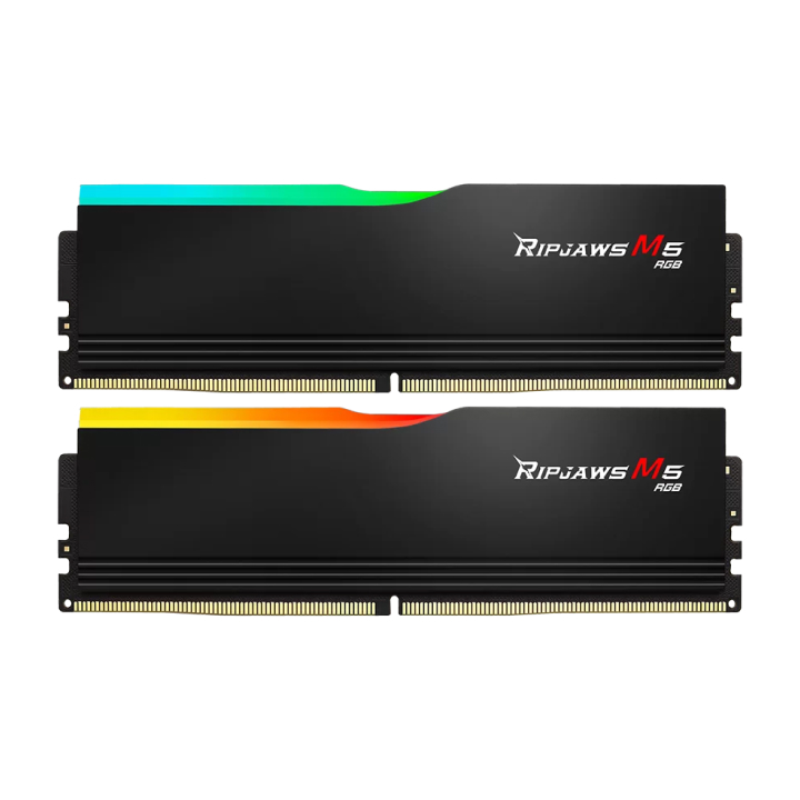 Ram PC G.SKILL Ripjaws M5 RGB F5-6400J3648F16GX2-RM5RK (32GB (2x16GB) DDR5 6400MHz)