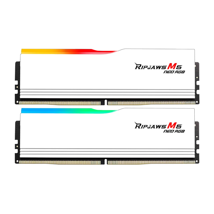 Ram PC G.SKILL Ripjaws M5 Neo RGB F5-6000J3648D16GX2-RM5NRW (32GB (2x16GB) DDR5 6000MHz)