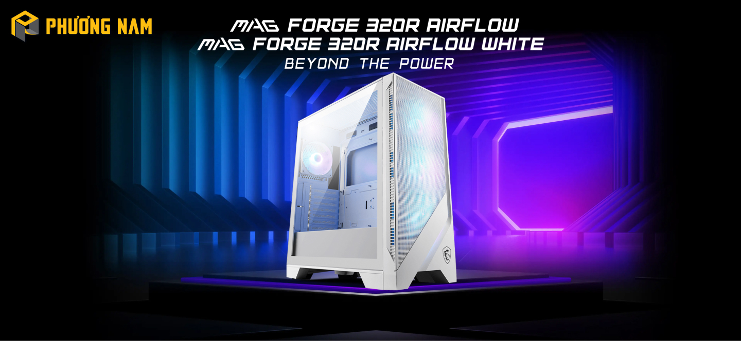 Case MSI MAG FORGE 320R AIRFLOW WHITE