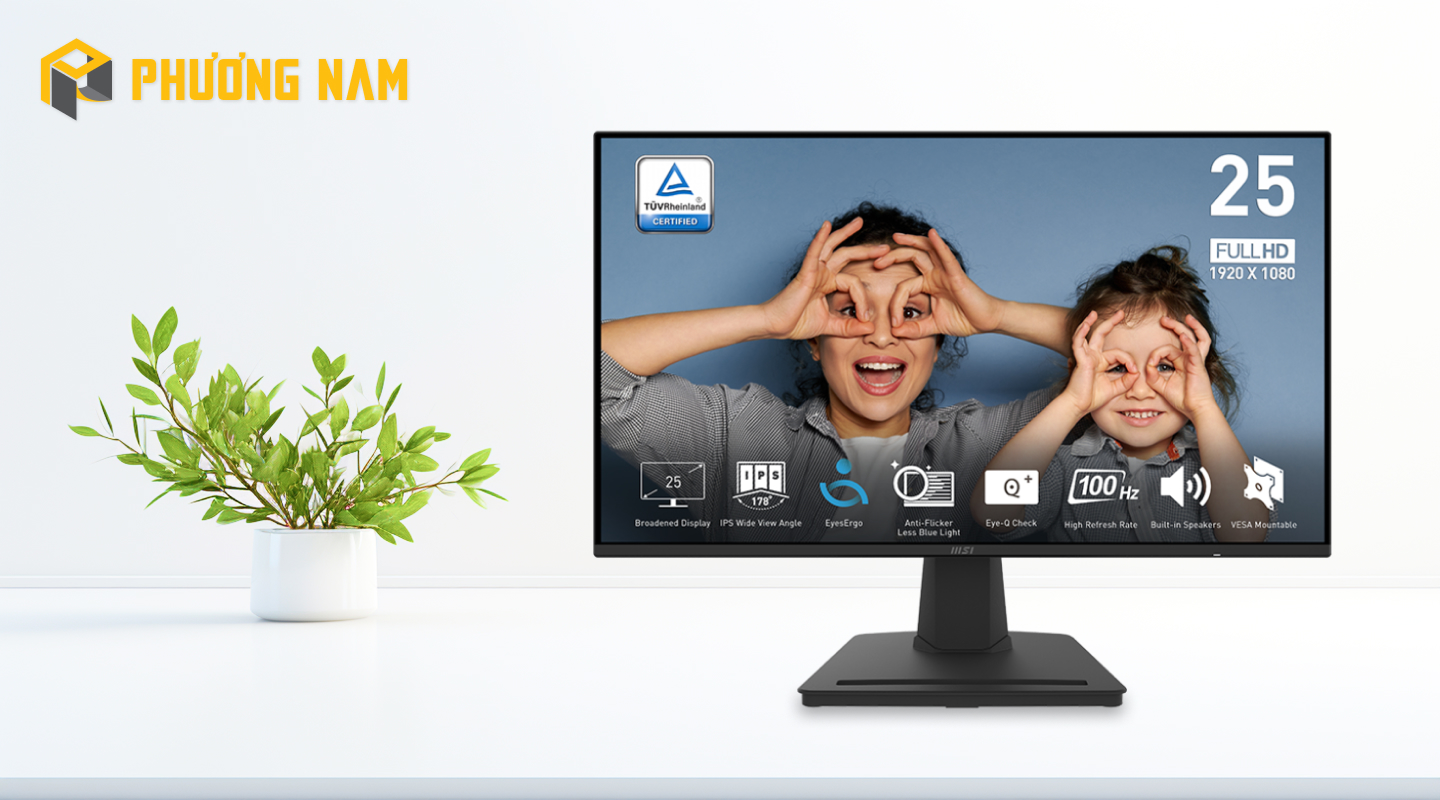 Màn Hình MSI PRO MP252 24.5″ FHD IPS 100Hz