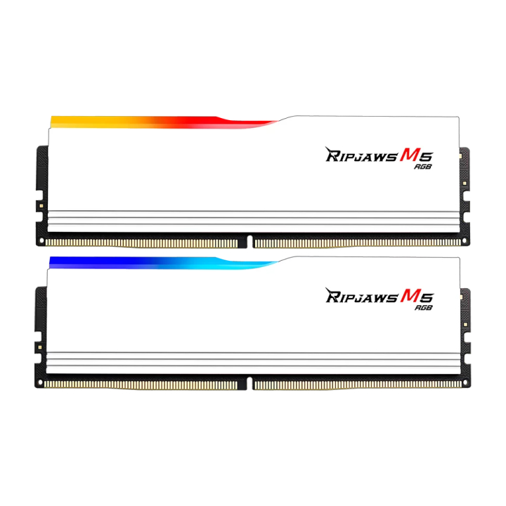 Ram PC G.SKILL Ripjaws M5 RGB F5-6400J3648F16GX2-RM5RW (32GB (2x16GB) DDR5 6400MHz)