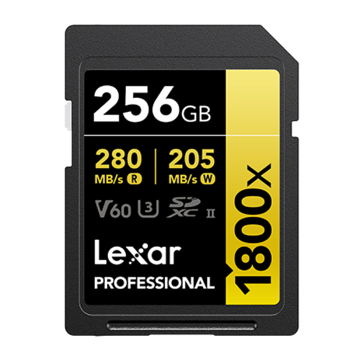 Thẻ nhớ SDXC Lexar 256GB Professional 1800x LSD1800256G-BNNNG