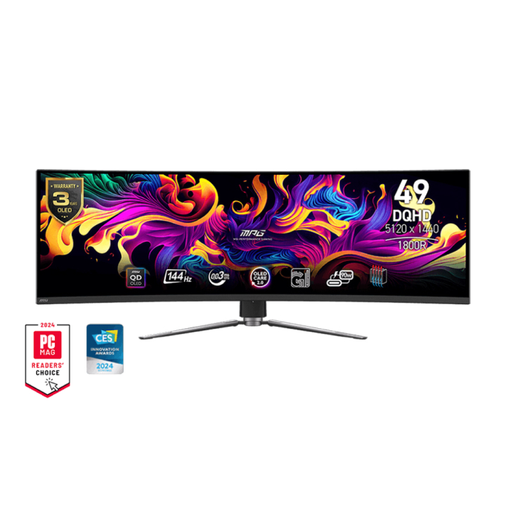 Màn Hình cong MSI MPG 491CQP QD-OLED 49″ DQHD QD-OLED 144Hz