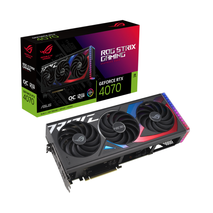 Card màn hình ASUS ROG Strix GeForce RTX 4070 12GB GDDR6X (ROG-STRIX-RTX4070-12G-GAMING)