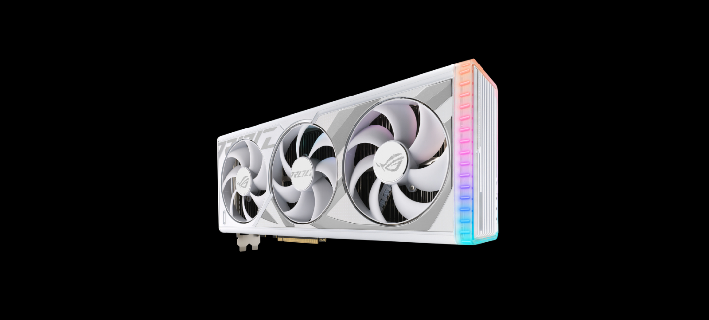 Card màn hình Asus ROG Strix GeForce RTX 4080 SUPER 16GB GDDR6X White Edition