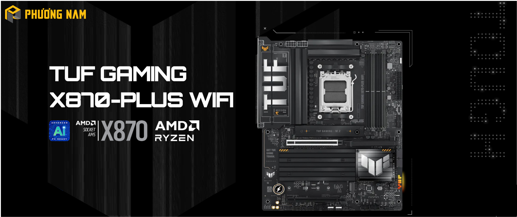 Mainboard ASUS TUF GAMING X870-PLUS WIFI (AMD)