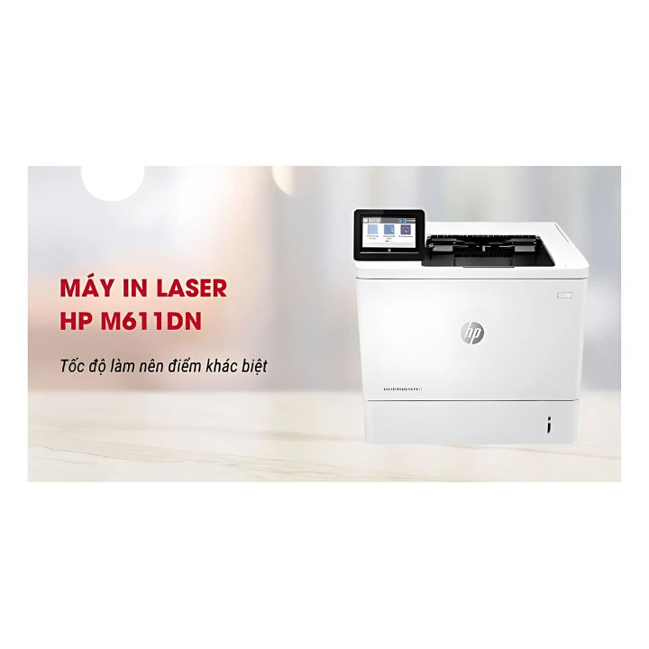 HP LaserJet M611dn in hai mặt tự động