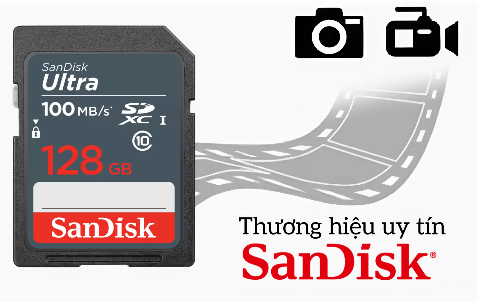 Thẻ nhớ SDXC 128GB SanDisk Ultra SDSDUNR-128G-GN3IN