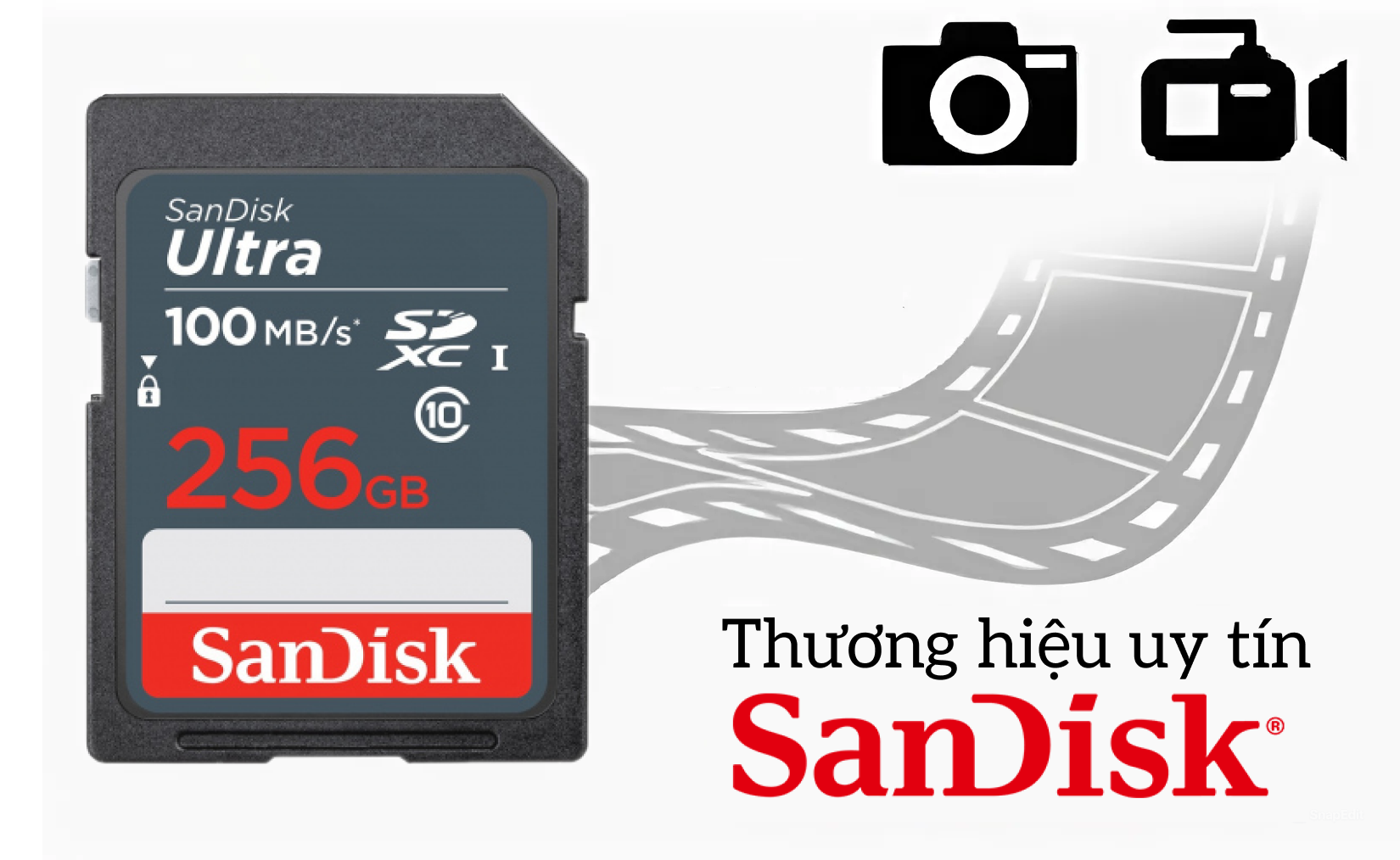 Thẻ nhớ SDXC 256GB SanDisk Ultra SDSDUNR-256G-GN3IN