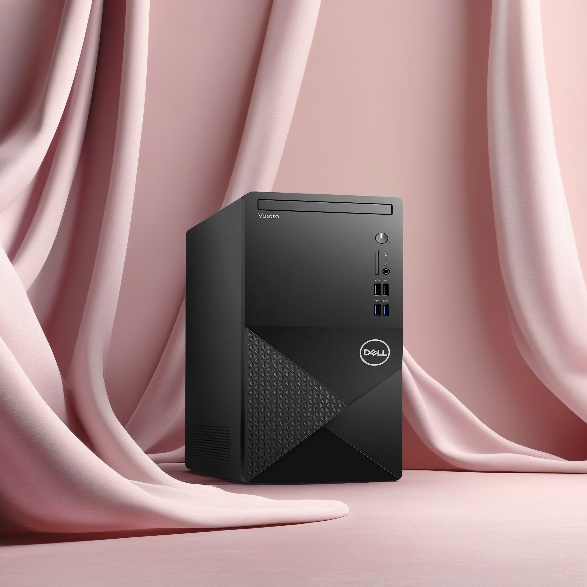 PC Dell Vostro 3020 Tower với bàn phím và chuột đi kèm