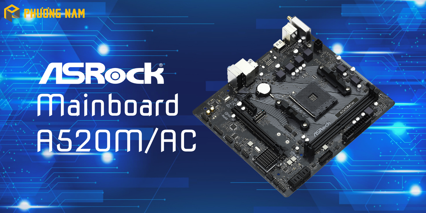 Mainboard ASRock A520M/AC (AMD)