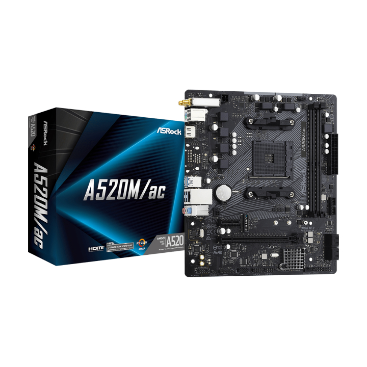 Mainboard ASRock A520M/AC (AMD)