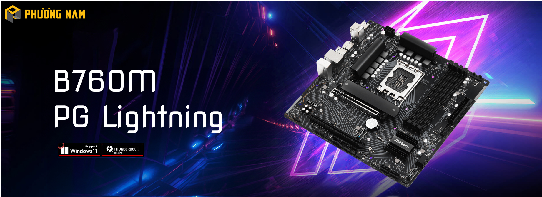 Mainboard ASRock B760M PG Lightning (Intel)